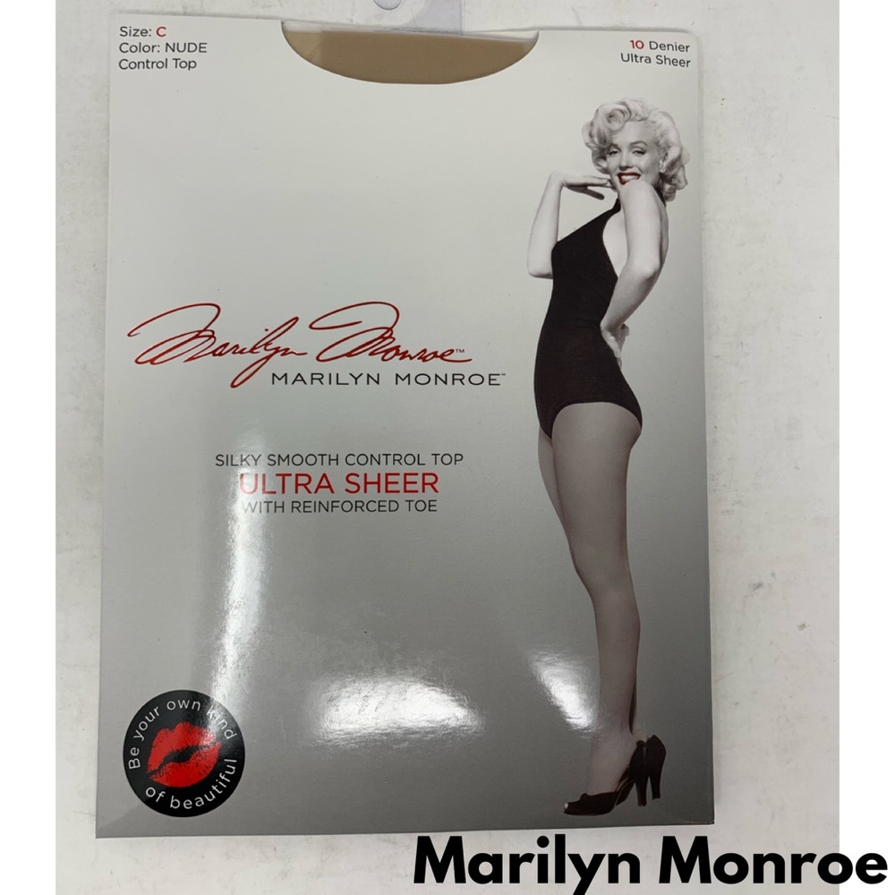 Marilyn Monroe Ultra Sheer Nude Control Top Hose
